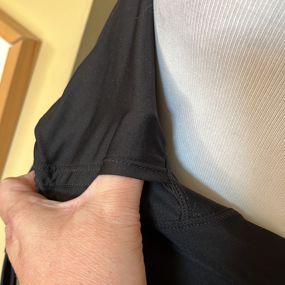 ANDIE Size Small Mallot Scoopneck Swim Black Stretch Classic Bathing $98 NEW - Picture 10 of 11